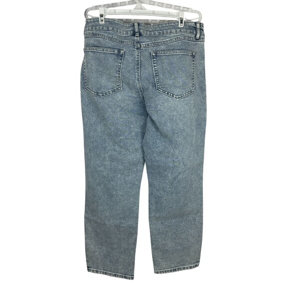 Rewash Womens Vintage Revival Low Rise Straight Jeans Size 13 Distressed Look - Picture 2 of 7